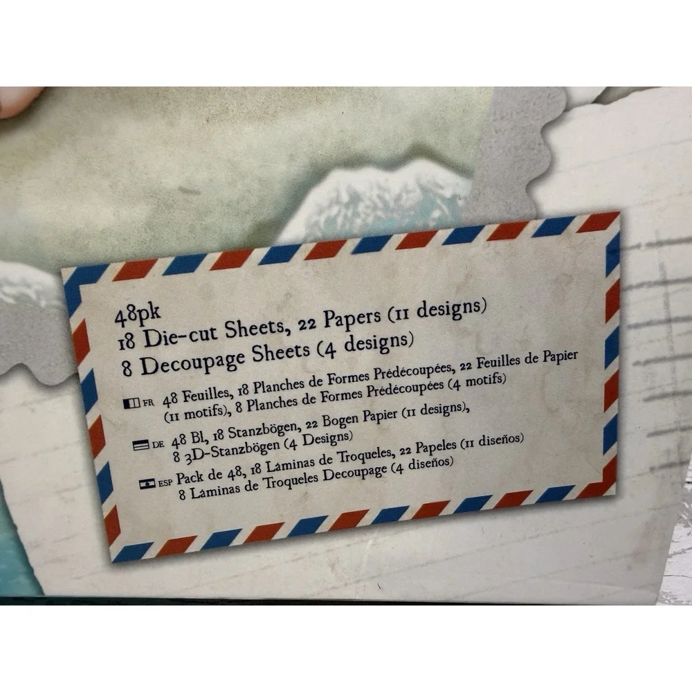 Santoro Gorjuss Tri Fold A4 Ultimate‎ Die Cut and Paper Pack Postal Theme NIB